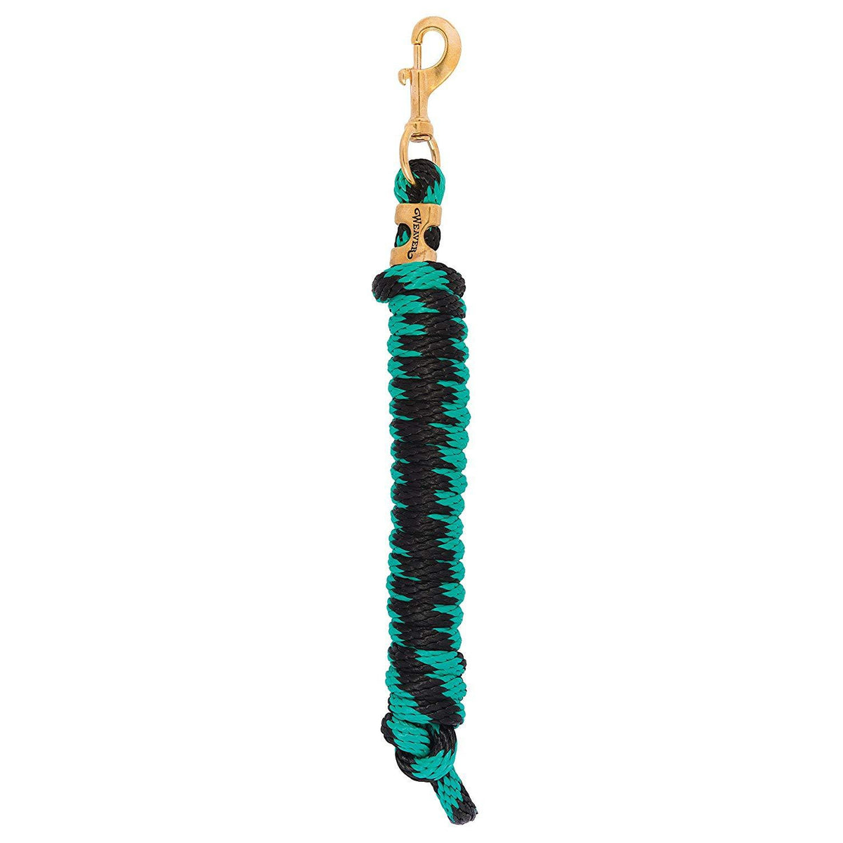 Weaver Poly Lead Rope with Nickel Plated Bull Snap, 5/8" x 10'