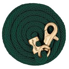 Weaver Poly Lead Rope with Nickel Plated Bull Snap, 5/8" x 10'