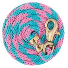 Weaver Poly Lead Rope with Nickel Plated Bull Snap, 5/8" x 10'