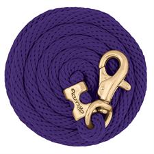 Weaver Poly Lead Rope with Nickel Plated Bull Snap, 5/8" x 10'