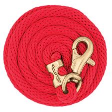 Weaver Poly Lead Rope with Nickel Plated Bull Snap, 5/8" x 10'