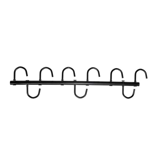 Irvine Steel Tack Rack Black - 9 Hook - Irvine Tack & Western Wear