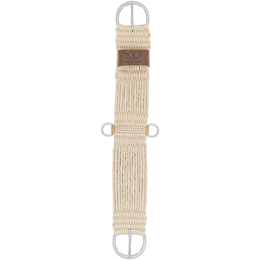 Weaver Leather 100% Mohair 27-Strand Straight Cinch - Natural - Irvine Tack & Western Wear