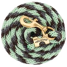 Weaver Leather Poly Lead Rope with Solid Brass 225 Snap - Multiple Colours - Irvine Tack & Western Wear