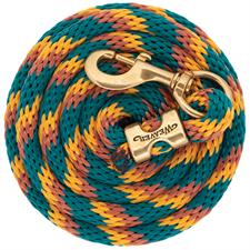 Weaver Leather Poly Lead Rope with Solid Brass 225 Snap - Multiple Colours - Irvine Tack & Western Wear