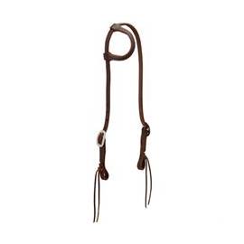 Weaver Single-Ply Pineapple Knot Sliding Ear Headstall, 5/8" - Irvine Tack & Western Wear