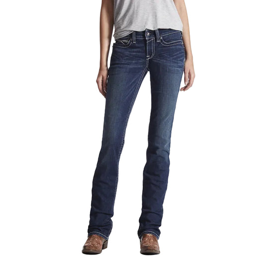 **Ariat REAL Straight Leg Women's Jeans - Icon Ocean - Irvine Tack & Western Wear