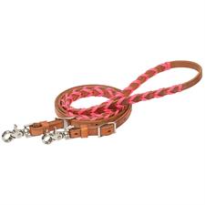 Weaver 5/8x8' Laced Barrel Rein - Assorted Colours - Irvine Tack & Western Wear