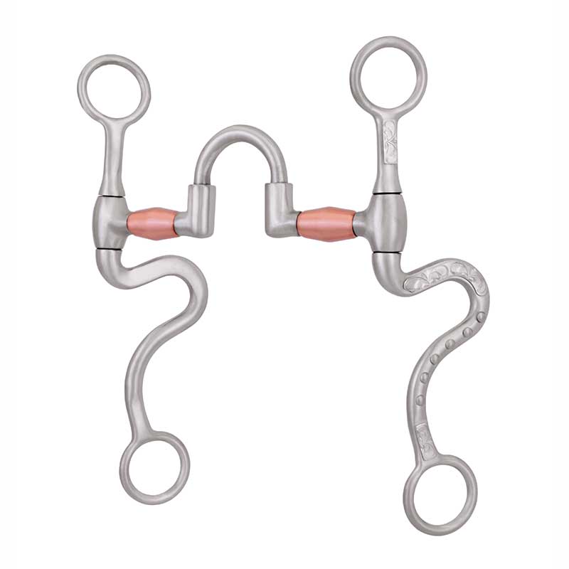 Cowboy Tack FG Reining Collection S-Shank Correctional Bit