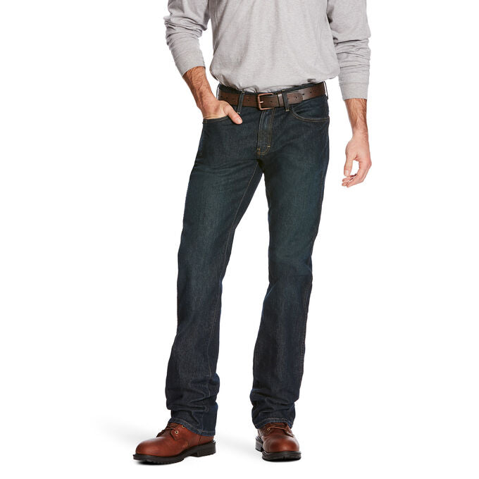 Ariat Men's Rebar M5 Durastretch STK Straight Jean Low Rise - Blackstone - Irvine Tack & Western Wear