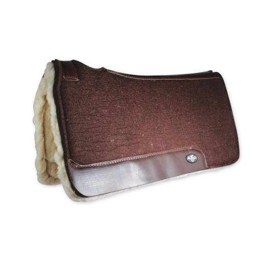 Professional's Choice Steam Pressed Comfort-Fit Felt Saddle Pad w/Fleece - Irvine Tack & Western Wear