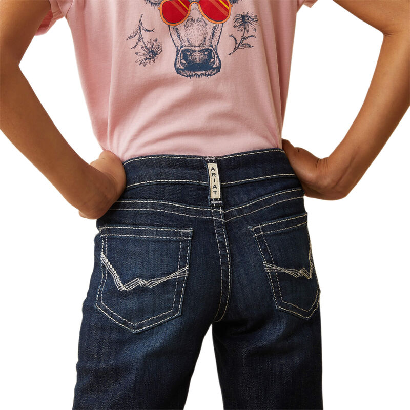 Ariat Girls REAL Ryki Wide Leg Jeans - Nightshade