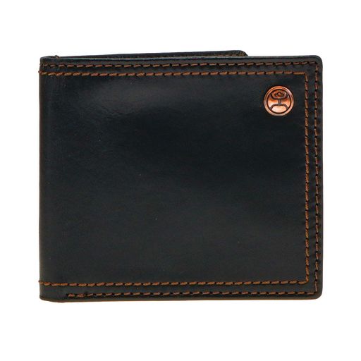 Hooey Men's Classic Smooth Bifold Wallet - Black - Irvine Tack & Western Wear