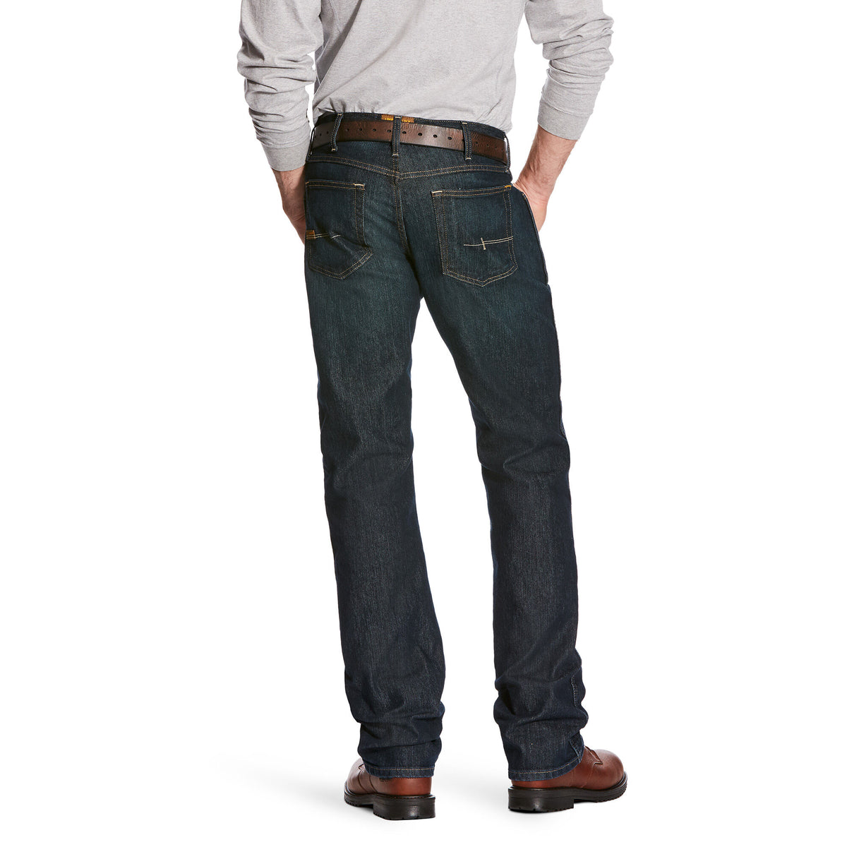 Ariat Men's Rebar M5 Durastretch STK Straight Jean Low Rise - Blackstone - Irvine Tack & Western Wear