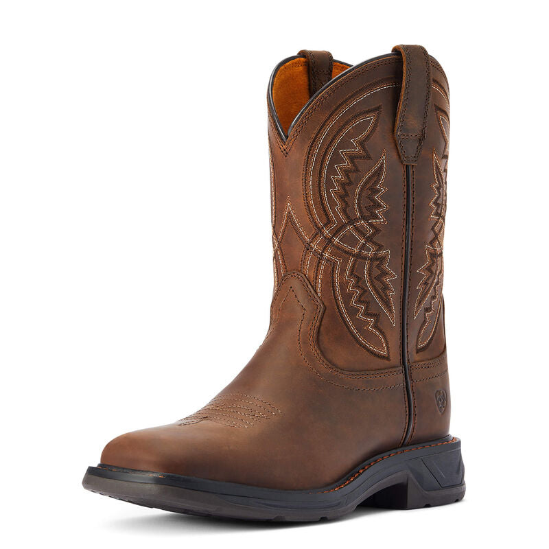Ariat Boy's Youth Work Hog XT Coil Western Boots - Dirt Roads - Irvine Tack & Western Wear