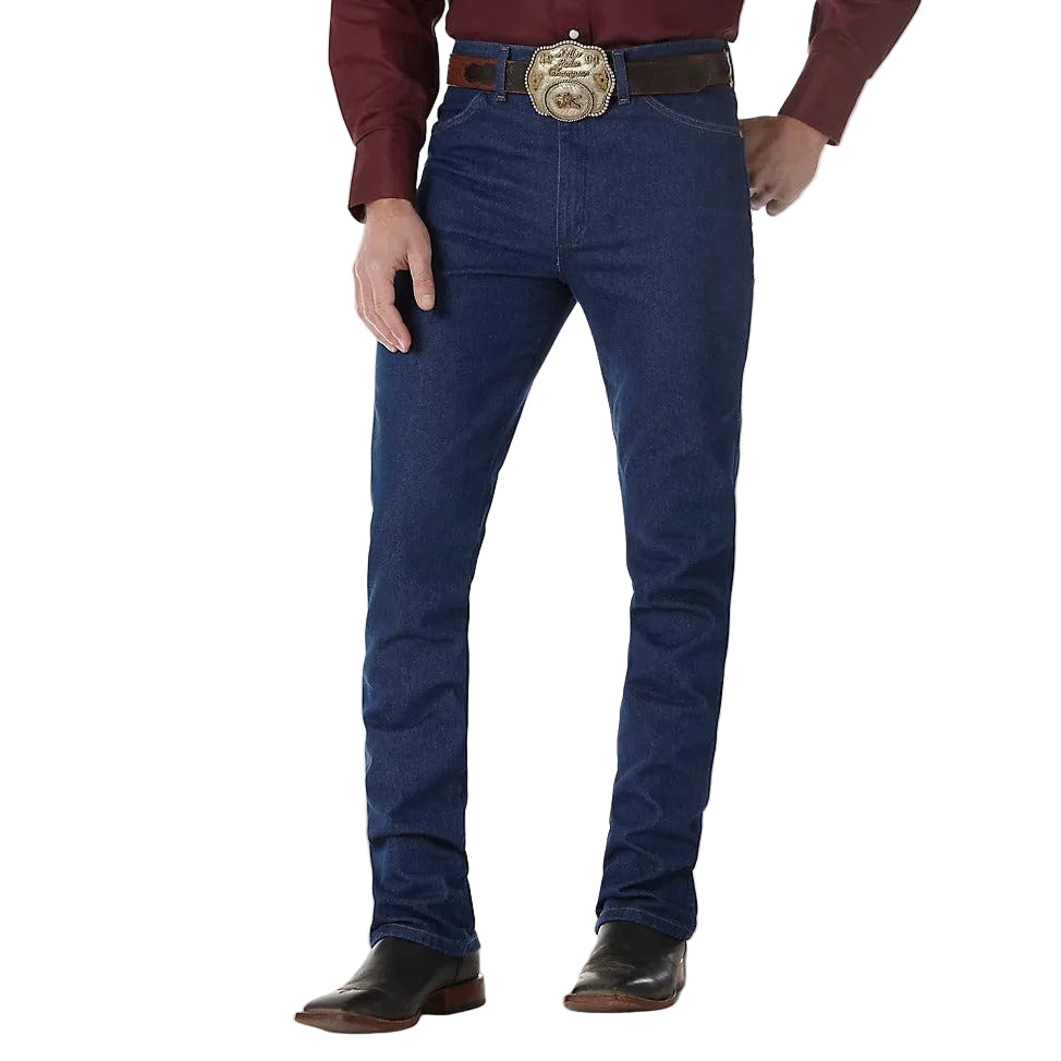 Wrangler Men's Cowboy Cut Slim Fit Jeans - Prewashed Indigo - Irvine Tack & Western Wear