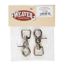 Weaver Bagged Z5015 Square Scissor Snaps Nickel Plated 5/8" - Irvine Tack & Western Wear