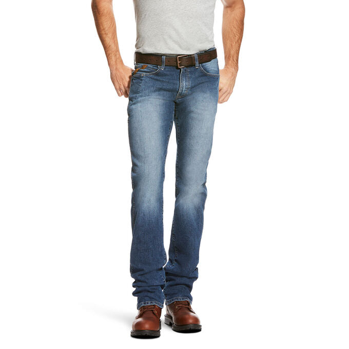 **Ariat Men's Rebar M3 DuraStretch Basic Stackable Straight Jean - Siera - Irvine Tack & Western Wear