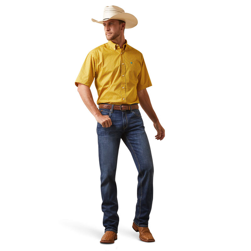 Ariat Men's Kalul Classic Fit Shirt - Golden Rod