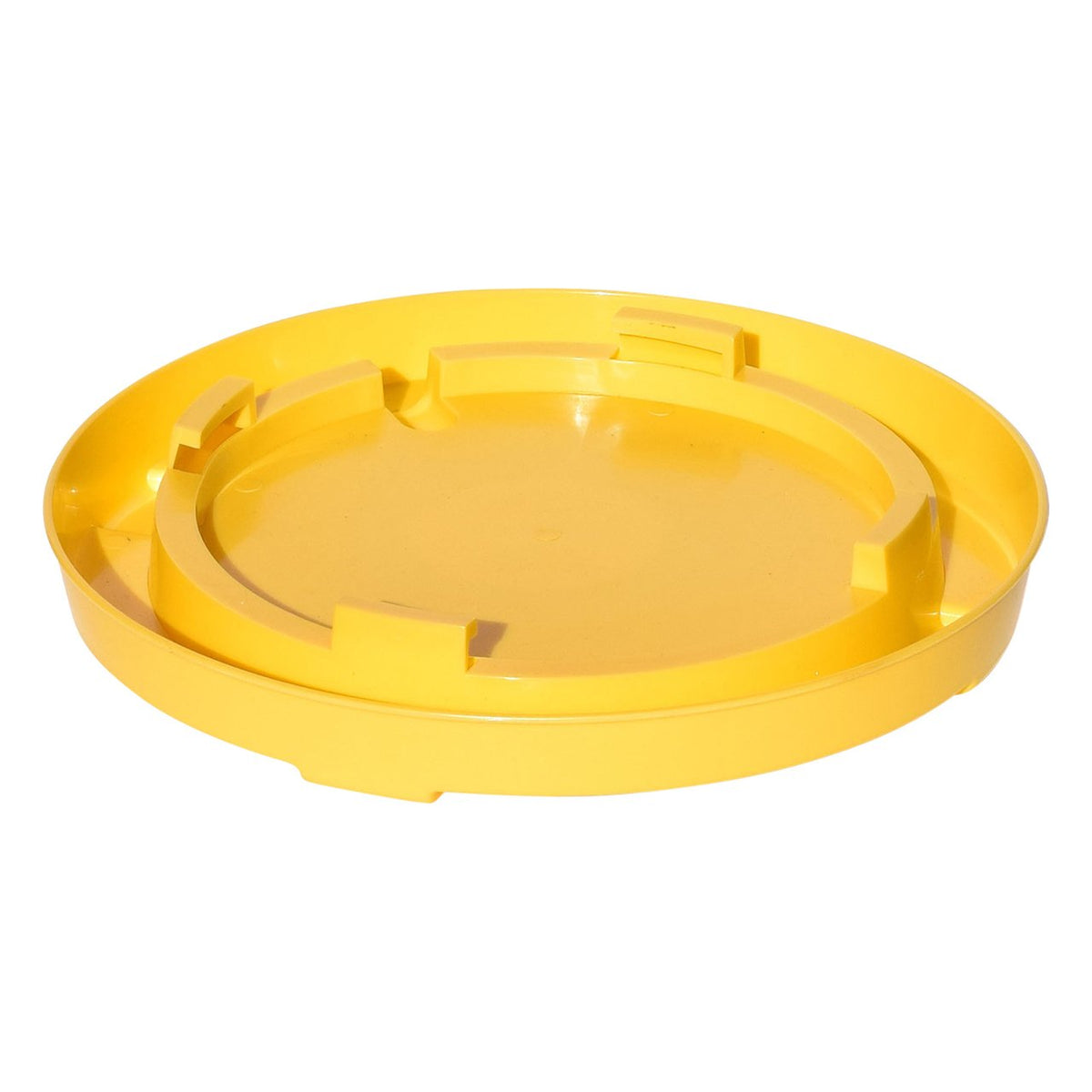 TuffStuff Enclosed Poultry Drinker Gallon Base  Yellow