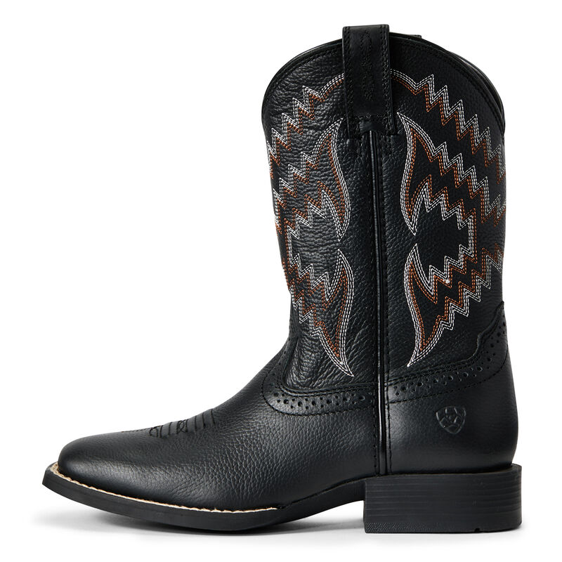 Ariat Boy's Youth Tycoon Western Boots - Bear Black - Irvine Tack & Western Wear