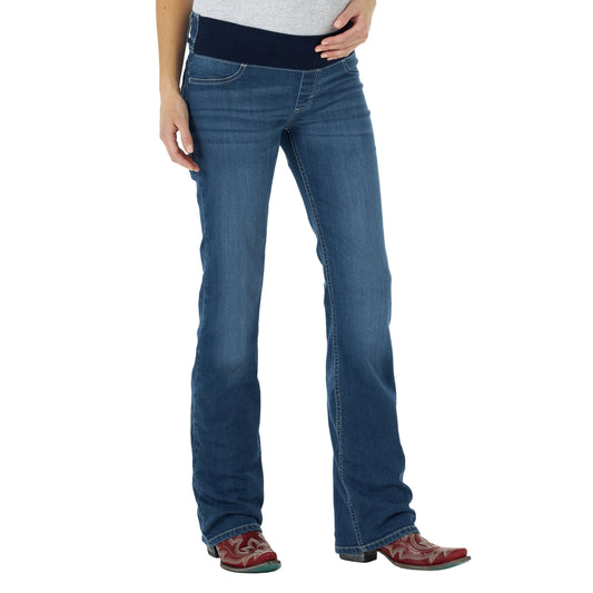Wrangler Women's Retro Mae Maternity Mid Rise Bootcut Jeans - Allie