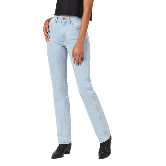 Wrangler Women's Cowboy Cut Slim Fit Jeans - Bleach - Irvine Tack & Western Wear
