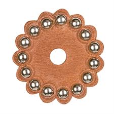 Weaver Leather Replacement Leather Rosettes - Russet - Irvine Tack & Western Wear