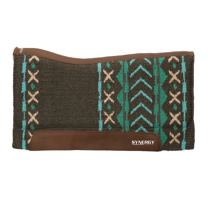 Weaver Synergy Contoured Performance Saddle Pad w/Merino Fleece - 33x38