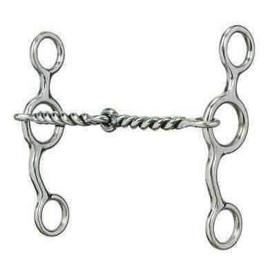 Weaver 5" Jr Cowhorse Twisted Wire Snaffle Bit - Irvine Tack & Western Wear