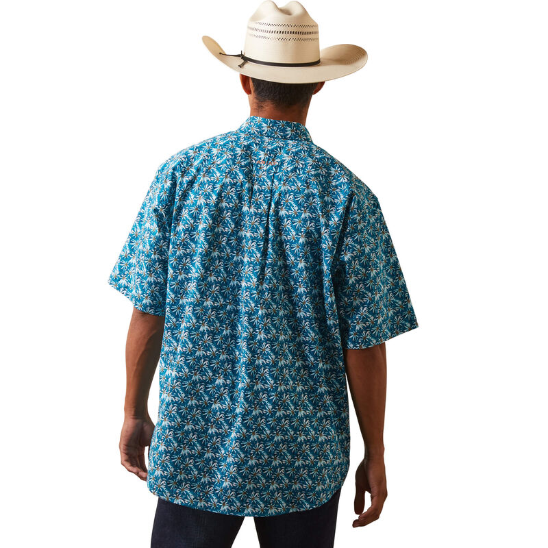 Ariat Men's Kavir Classic Fit Shirt - Enamel Blue