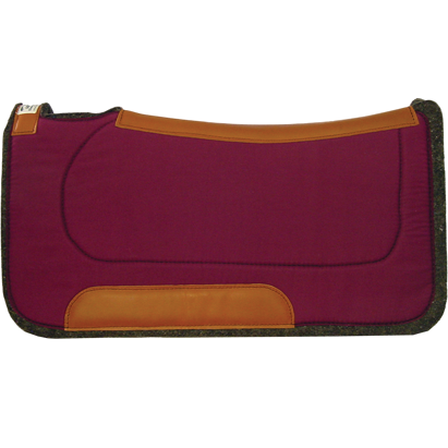 Diamond Wool Contoured Ranch Saddle Pad 1" - Assorted Sizes & Colours