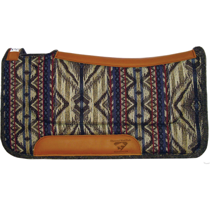 Diamond Wool Contoured Ranch Saddle Pad 1" - Assorted Sizes & Colours