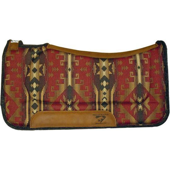 Diamond Wool Contoured Ranch Saddle Pad 1" - Assorted Sizes & Colours
