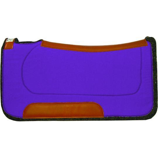 Diamond Wool Contoured Ranch Saddle Pad 1" - Assorted Sizes & Colours
