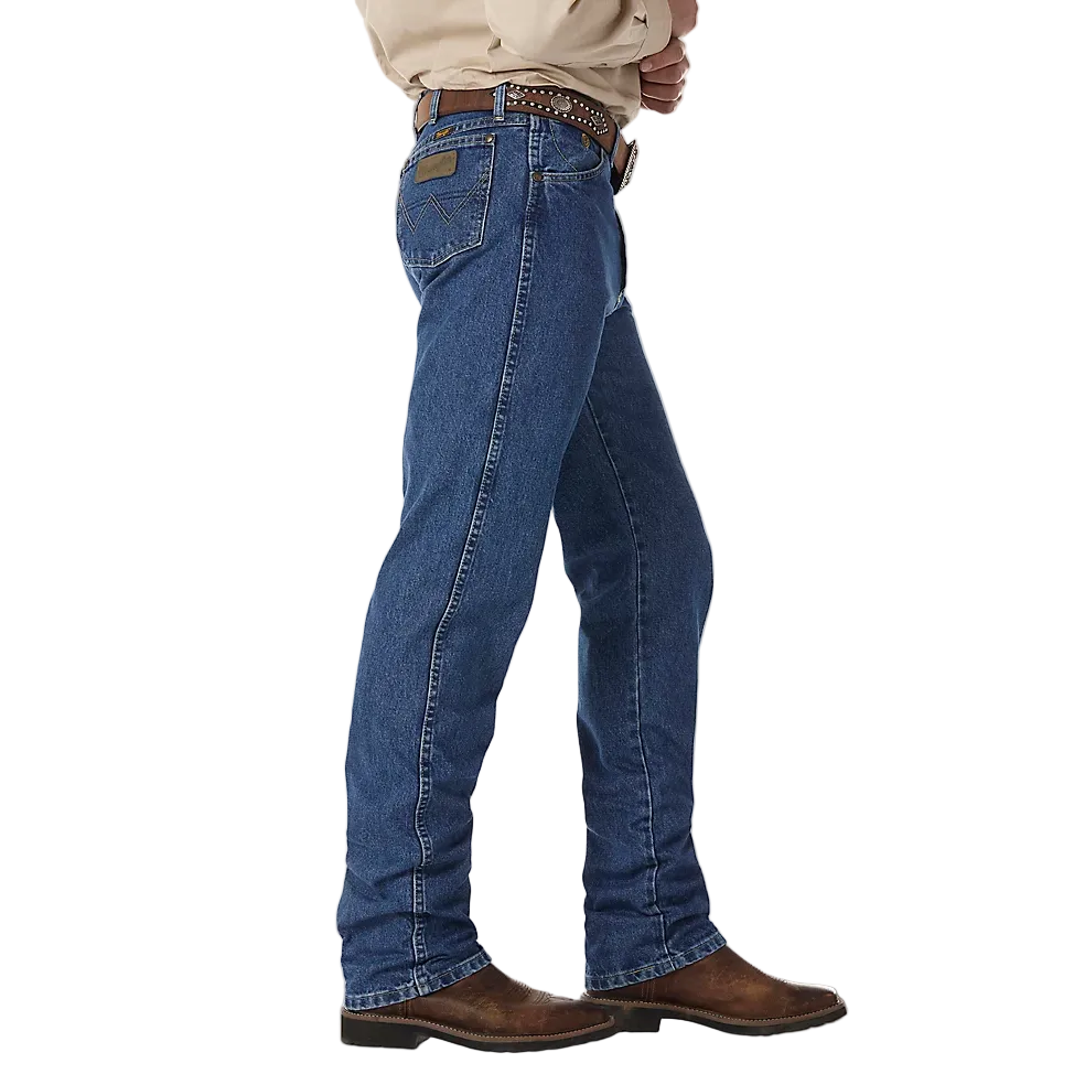 Wrangler Men's George Strait Cowboy Cut Jeans - Heavyweight Stone Denim - Irvine Tack & Western Wear