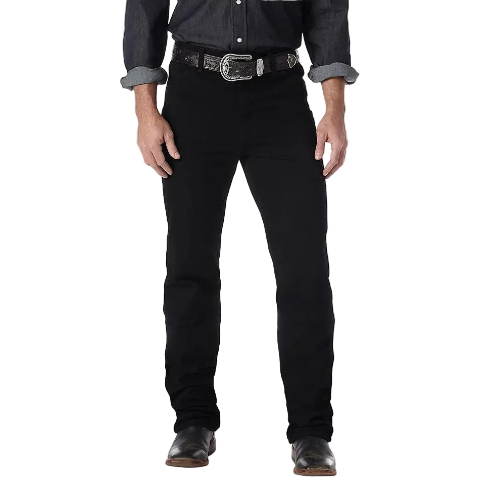 Wrangler Cowboy Cut Slim Fit Men's Jean  - Shadow Black - Irvine Tack & Western Wear