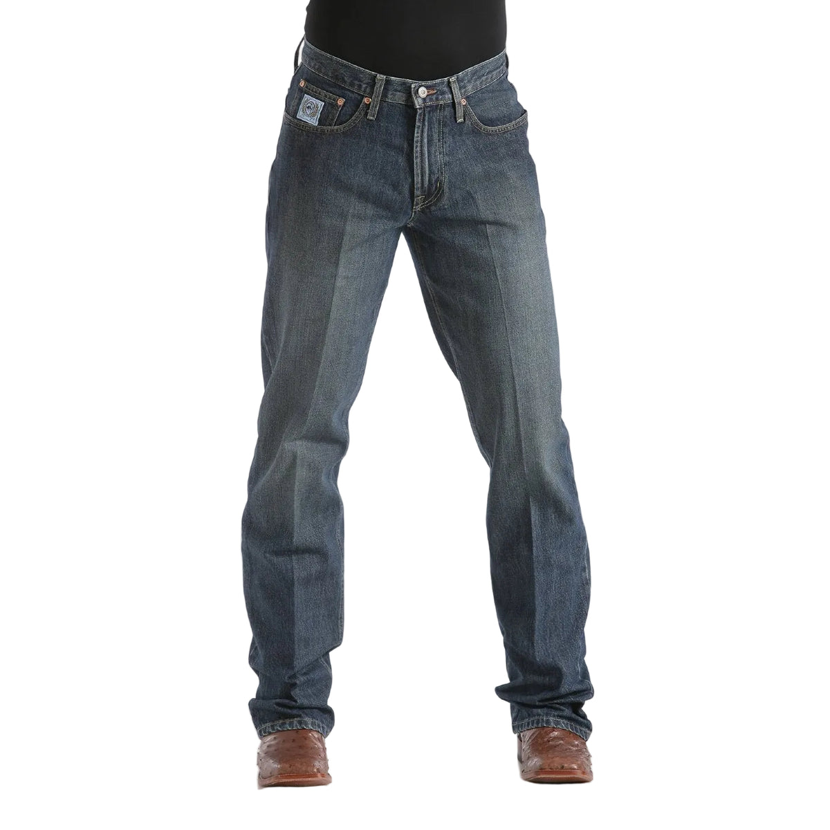 Cinch Men's Relaxed Fit White Label Jeans - Dark Stonewash - Irvine Tack & Western Wear