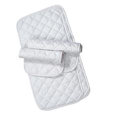 Weaver Quilted Leg Wraps - White