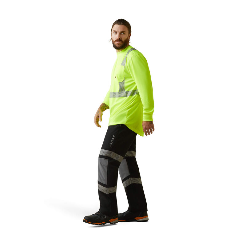 Ariat Mens Rebar Hi-Vis ANSI Shirt - Hi Vis Yellow
