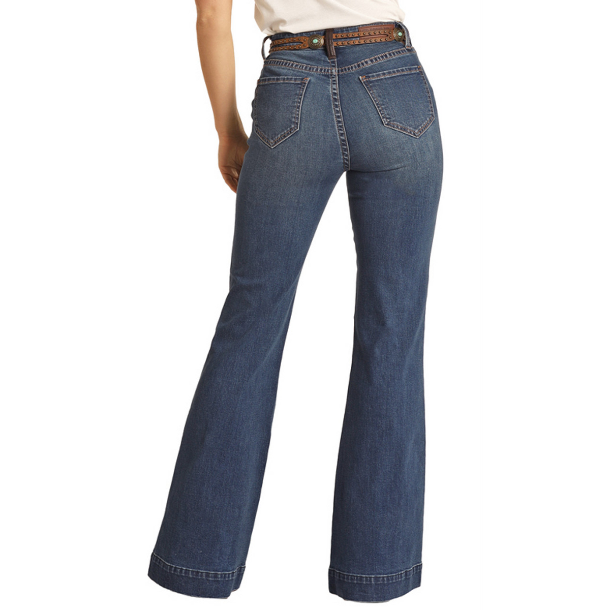 Rock & Roll Women's High Rise Extra Stretch Trouser Jeans - Medium Vintage *FINAL SALE