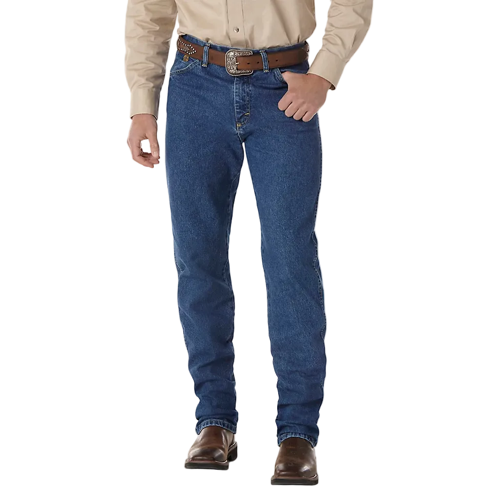 Wrangler Men's George Strait Cowboy Cut Jeans - Heavyweight Stone Denim - Irvine Tack & Western Wear