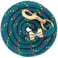 Weaver Leather Poly Lead Rope with Solid Brass 225 Snap - Multiple Colours - Irvine Tack & Western Wear