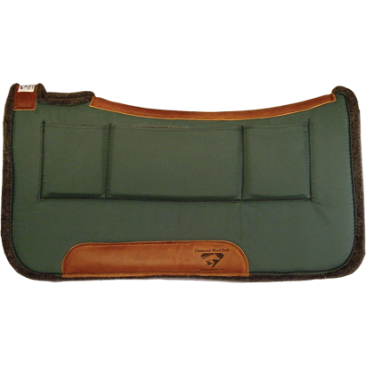 Diamond Wool Contoured Relief Pocket Pad 1" - Assorted Sizes & Colours - Irvine Tack & Western Wear