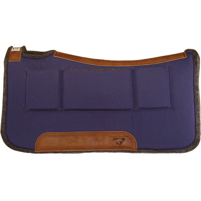 Diamond Wool Contoured Relief Pocket Pad 1" - Assorted Sizes & Colours - Irvine Tack & Western Wear