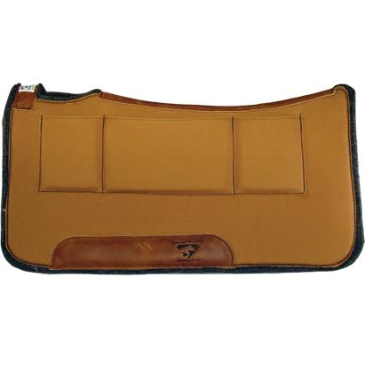 Diamond Wool Contoured Relief Pocket Pad 1" - Assorted Sizes & Colours - Irvine Tack & Western Wear