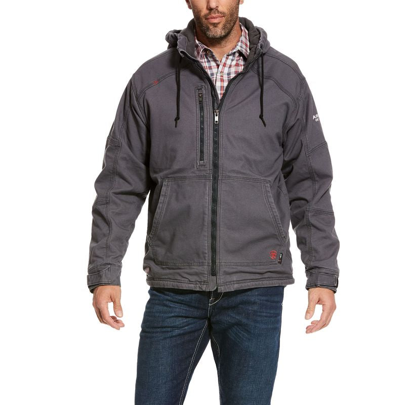 Ariat Men's FR DuraLight Stretch Canvas Jacket - Iron Gray - Irvine Tack & Western Wear